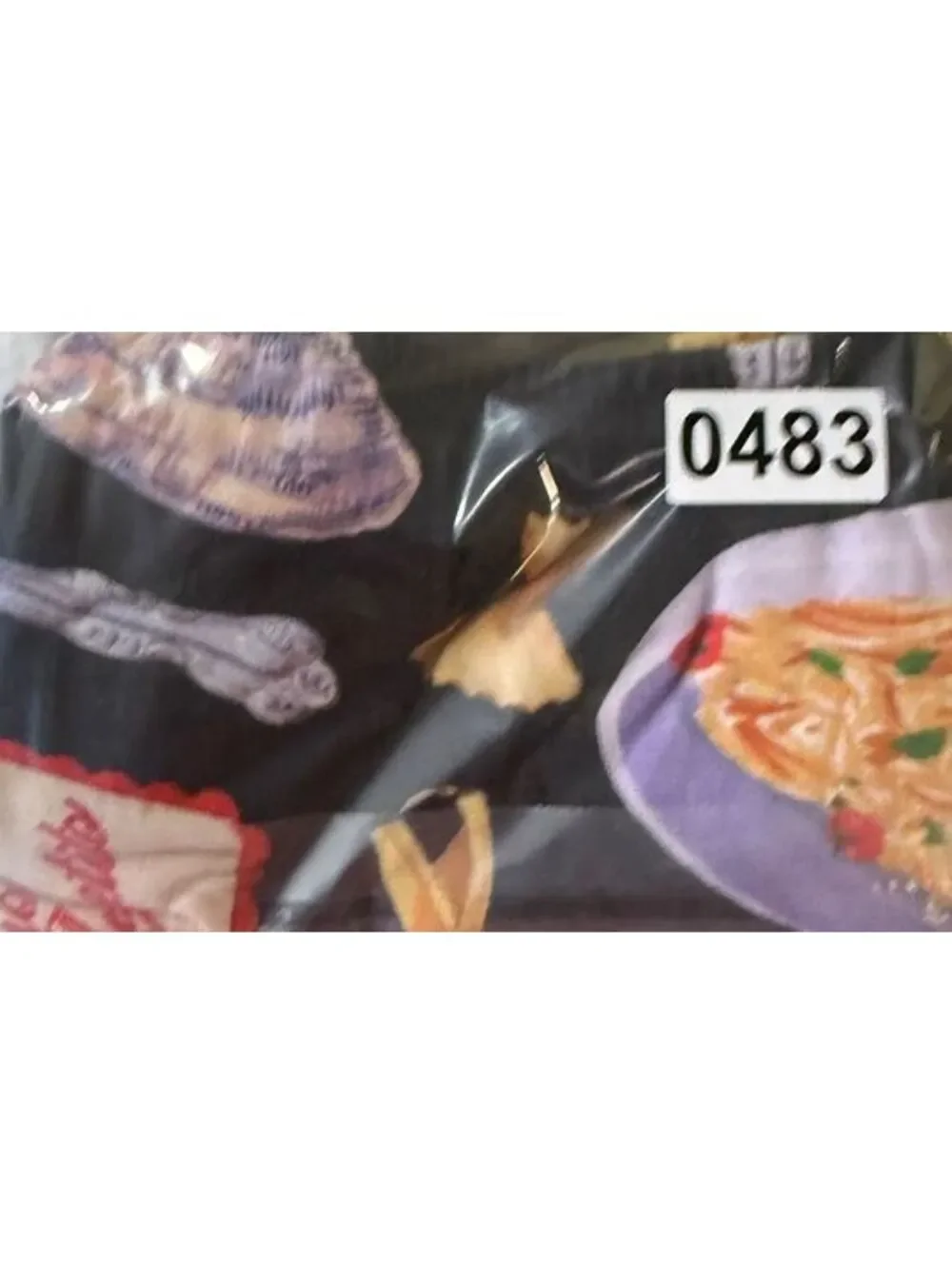 Lisa Says Gah Darcy Skort Buon Appetito Black Pasta Food Print Women’s M